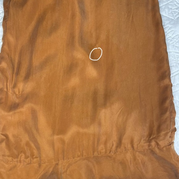 Anthropologie Sencia Lia Jumpsuit Buckwheat Wide Leg Ruffle Bottom Size SP - Picture 14 of 15